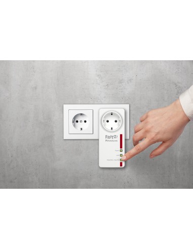 FRITZ!Powerline 1220E 1200 Mbit s Collegamento ethernet LAN Bianco 1 pz