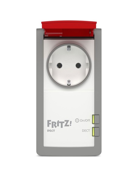 FRITZ!DECT DECT 210 presa intelligente 3450 W Grigio, Rosso, Bianco FRITZ!DECT DECT 210 presa intelligente 3450 W Grigio, Rosso, Bianco