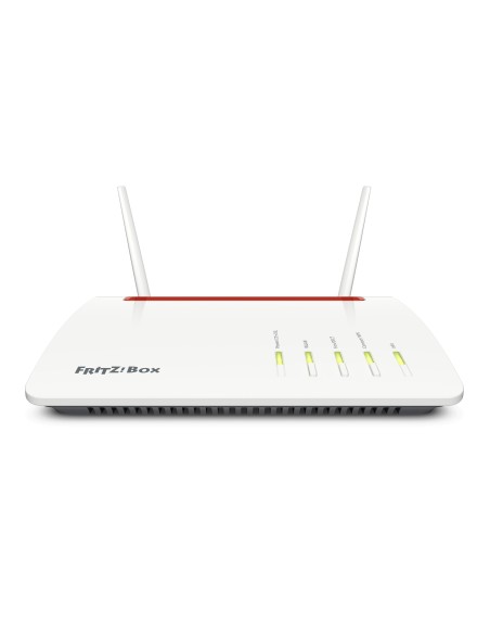 FRITZ!Box Box 6890 LTE router wireless Gigabit Ethernet Dual-band (2.4 GHz 5 GHz) 3G 4G Rosso, Bianco