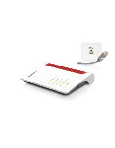 FRITZ!Box Box 7530 router wireless Gigabit Ethernet Dual-band (2.4 GHz 5 GHz) 5G Bianco 2