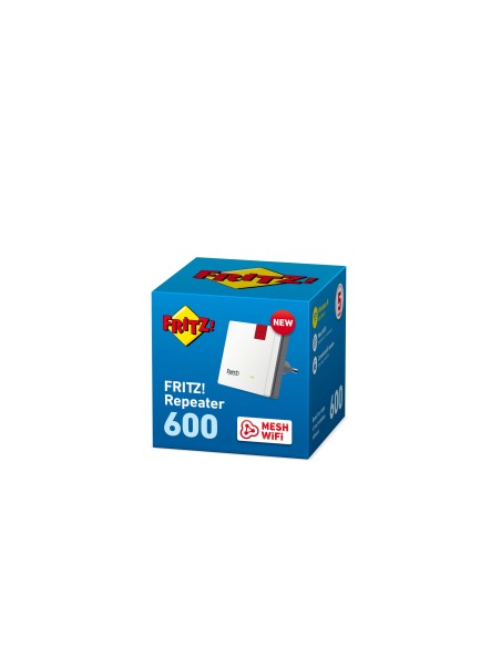 FRITZ!Repeater 600 International Ripetitore di rete 600 Mbit s Bianco