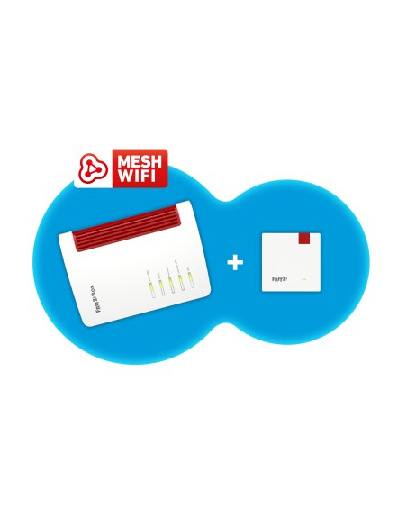 FRITZ! Mesh Set 7530+1200 International router wireless Gigabit Ethernet Dual-band (2.4 GHz 5 GHz) 4G Bianco