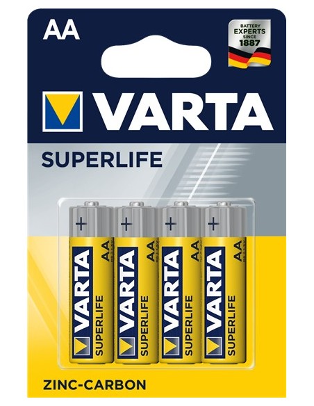 Varta SUPERLIFE Batteria monouso Stilo AA Zinco-Carbonio