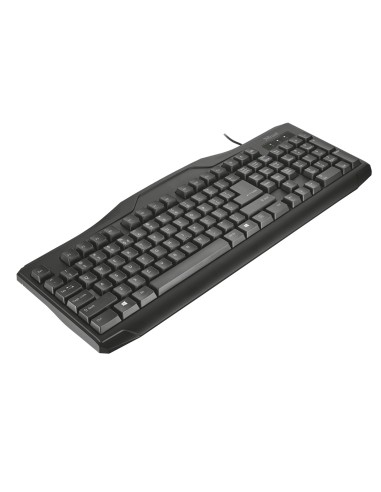 Trust CLASSICLINE KEYBOARD IT tastiera USB QWERTY Nero