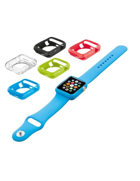 Trust 20980 accessorio indossabile intelligente Custodia Nero, Blu, Lime, Rosa, Trasparente Silicone