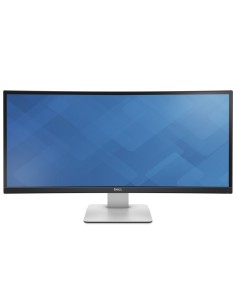 DELL UltraSharp U3415W 86,4 cm (34") 3440 x 1440 Pixel Quad HD LED Nero, Argento