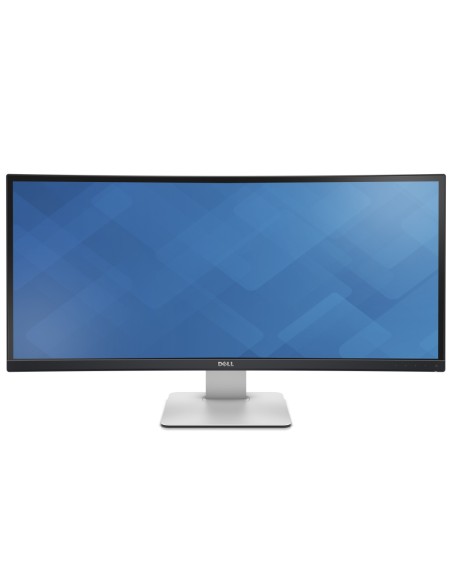 DELL UltraSharp U3415W 86,4 cm (34") 3440 x 1440 Pixel Quad HD LED Nero, Argento