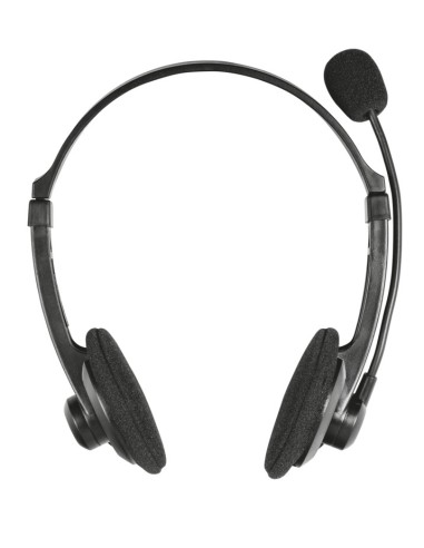 Trust 21663 cuffia e auricolare Cablato A Padiglione Musica e Chiamate Nero