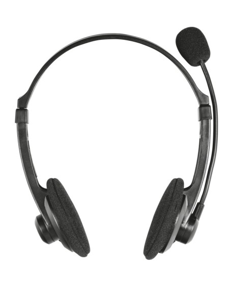 Trust 21663 cuffia e auricolare Cablato A Padiglione Musica e Chiamate Nero