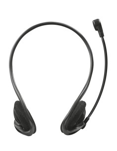 Trust 21666 cuffia e auricolare Cablato A Padiglione Musica e Chiamate Nero