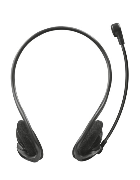 Trust 21666 cuffia e auricolare Cablato A Padiglione Musica e Chiamate Nero