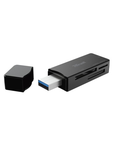 Trust NANGA lettore di schede USB 3.2 Gen 1 (3.1 Gen 1) Type-A Nero