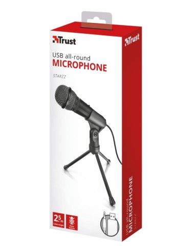 Trust STARZZ Nero Microfono per PC