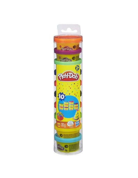 Play-Doh Party Pack In Tube Pasta modellabile 283 g Multicolore 10 pz