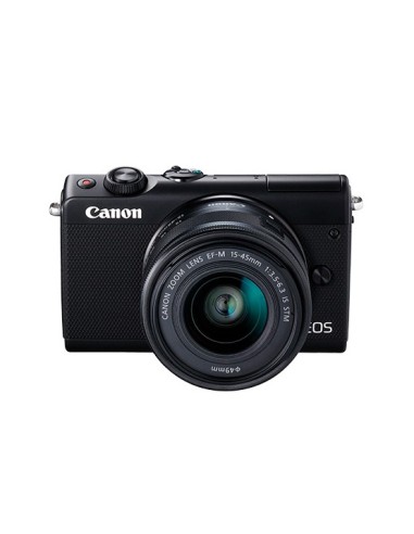 Canon EOS M100 + EF-M 15-45mm IS STM MILC 24,2 MP CMOS 6000 x 4000 Pixel Nero