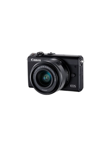 Canon EOS M100 + EF-M 15-45mm IS STM MILC 24,2 MP CMOS 6000 x 4000 Pixel Nero