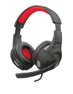 Trust GXT 307 RAVU Auricolare Cablato A Padiglione Giocare Nero, Rosso