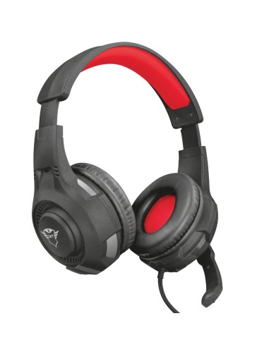 Trust GXT 307 RAVU Auricolare Cablato A Padiglione Giocare Nero, Rosso