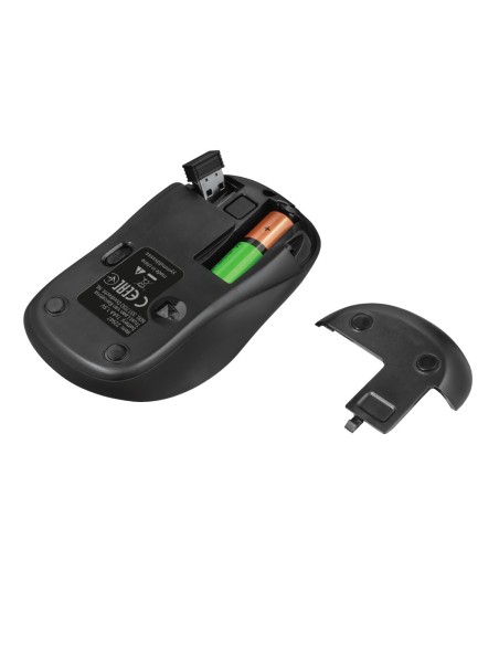 Trust Yvi Plus mouse Ambidestro RF Wireless Ottico 1600 DPI