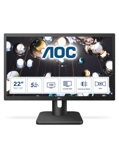 AOC E1 22E1Q Monitor PC 54,6 cm (21.5") 1920 x 1080 Pixel Full HD LED Nero