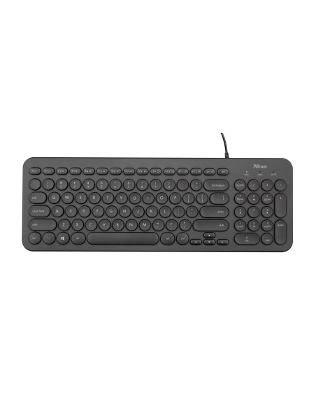 Trust Muto Silent tastiera USB QWERTY Italiano Nero