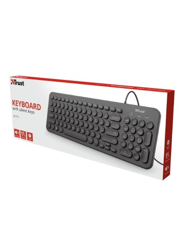 Trust Muto Silent tastiera USB QWERTY Italiano Nero