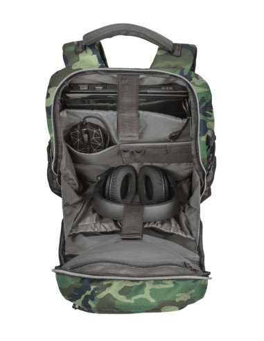 Trust GXT 1255 Outlaw zaino Nero Verde Poliestere