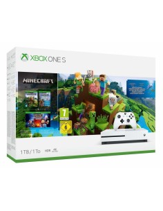 Microsoft Xbox One S + Minecraft Creators 1000 GB Wi-Fi Bianco