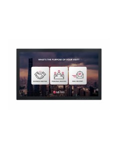 LG 23SE3TE visualizzatore di messaggi Pannello piatto per segnaletica digitale 58,4 cm (23") LED 250 cd m² Full HD Nero Touch