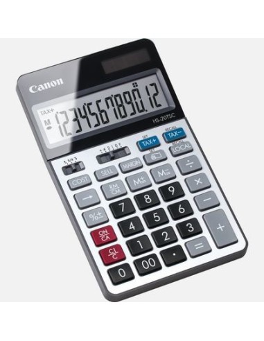 Canon HS-20TSC calcolatrice Desktop Calcolatrice finanziaria Nero, Argento