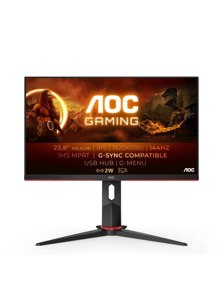 AOC G2 24G2U BK Monitor PC 60,5 cm (23.8") 1920 x 1080 Pixel Full HD LED Nero