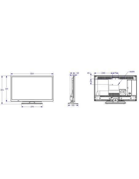 Philips Studio 24HFL2889P 12 TV Hospitality 61 cm (24") HD 220 cd m² Nero 5 W