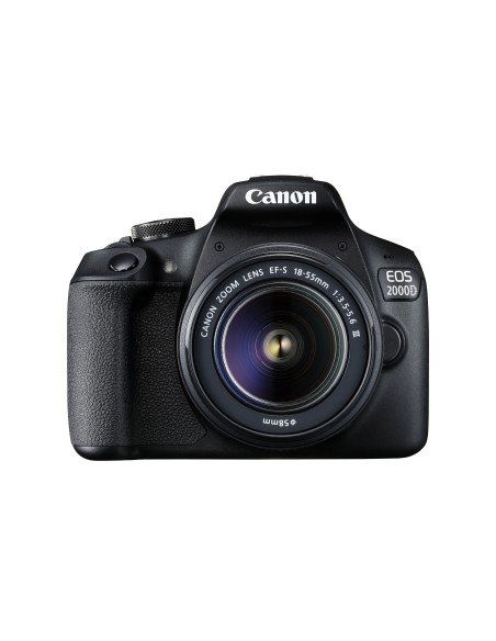 Canon EOS 2000D BK 18-55 IS + SB130 +16GB EU26 Kit fotocamere SLR 24,1 MP CMOS 6000 x 4000 Pixel Nero