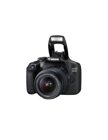 Canon EOS 2000D BK 18-55 IS + SB130 +16GB EU26 Kit fotocamere SLR 24,1 MP CMOS 6000 x 4000 Pixel Nero