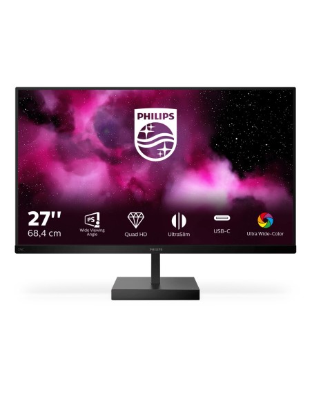 Philips C Line 276C8 00 Monitor PC 68,6 cm (27") 2560 x 1440 Pixel Quad HD LCD Nero
