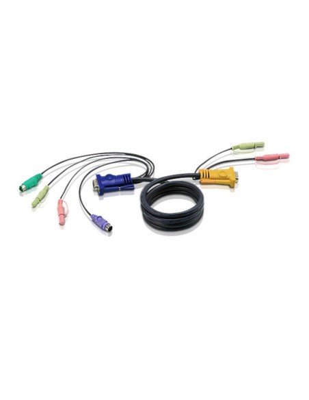 ATEN Cavo KVM PS 2 con SPHD 3 in 1 e Audio – 5 m