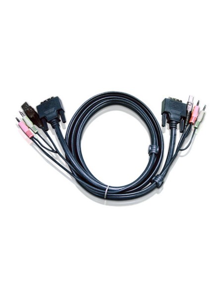 ATEN Cavo KVM USB DVI-I Single Link – 3 m
