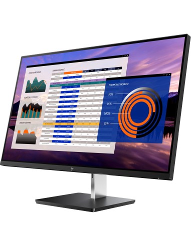 HP EliteDisplay S270n 68,6 cm (27") 3840 x 2160 Pixel 4K Ultra HD LED Nero, Argento