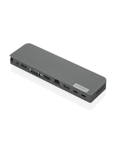 Lenovo USB-C Mini Dock Cablato USB 3.2 Gen 1 (3.1 Gen 1) Type-C Grigio