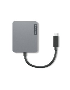 Lenovo 4X91A30366 hub di interfaccia USB 2.0 Type-C Grigio