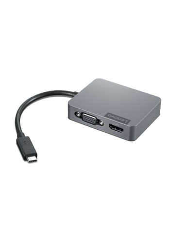 Lenovo 4X91A30366 hub di interfaccia USB 2.0 Type-C Grigio