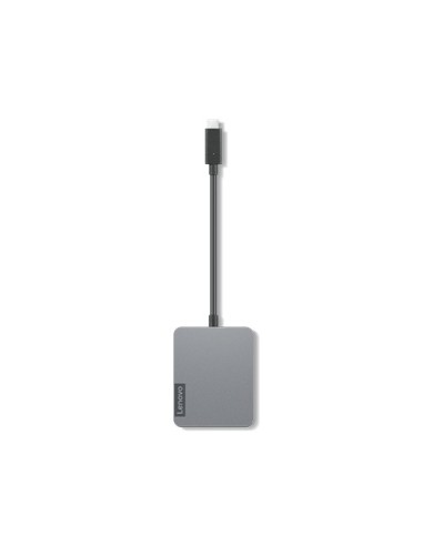 Lenovo 4X91A30366 hub di interfaccia USB 2.0 Type-C Grigio