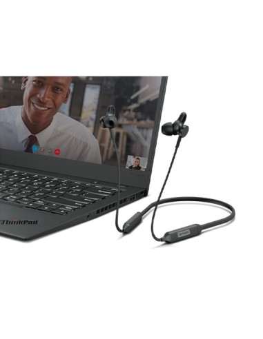 Lenovo 4XD1B65028 cuffia e auricolare Con cavo e senza cavo In-ear Musica e Chiamate Micro-USB Bluetooth Nero