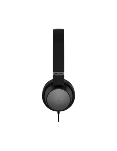 Lenovo Go Wired ANC Auricolare Cablato A Padiglione Car Home office USB tipo-C Nero