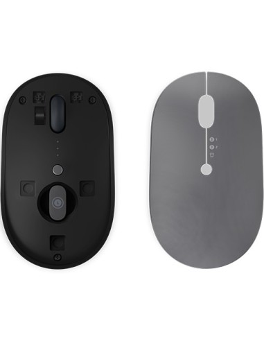 Lenovo Go Multi-Device mouse Ambidestro RF senza fili + Bluetooth Ottico 2400 DPI