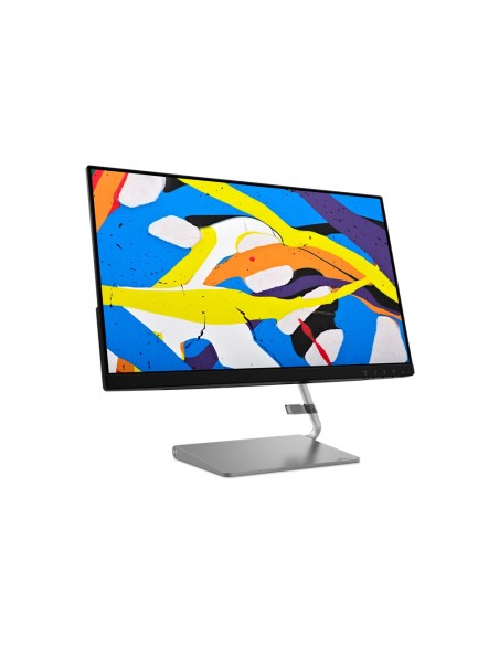 Lenovo Q24I-1L 60,5 cm (23.8") 1920 x 1080 Pixel Full HD LED Nero, Argento
