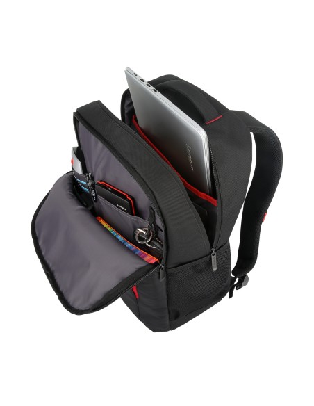 Lenovo B515 borsa per notebook 39,6 cm (15.6") Zaino Nero, Rosso