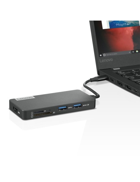 Lenovo GX90T77924 hub di interfaccia USB 3.2 Gen 1 (3.1 Gen 1) Type-C 5000 Mbit s Grigio