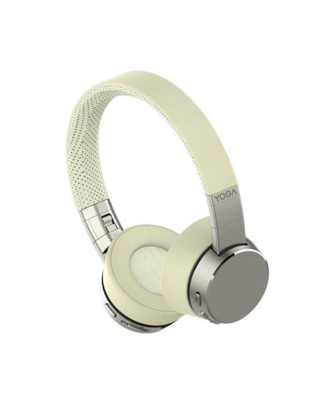 Lenovo Yoga Auricolare Con cavo e senza cavo A Padiglione Bluetooth Crema, Bianco