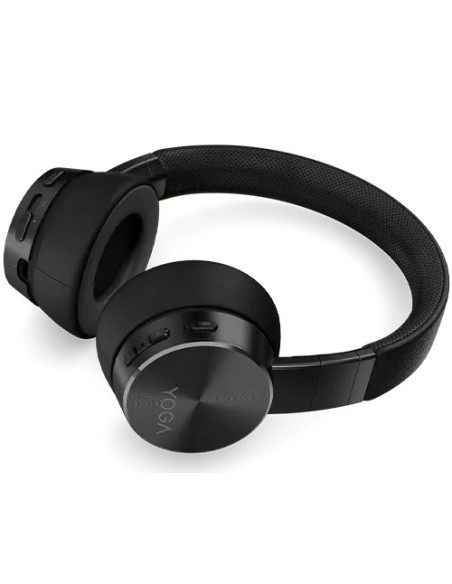 Lenovo Yoga Active Noise Cancellation Auricolare Con cavo e senza cavo A Padiglione MUSICA USB tipo-C Bluetooth Nero